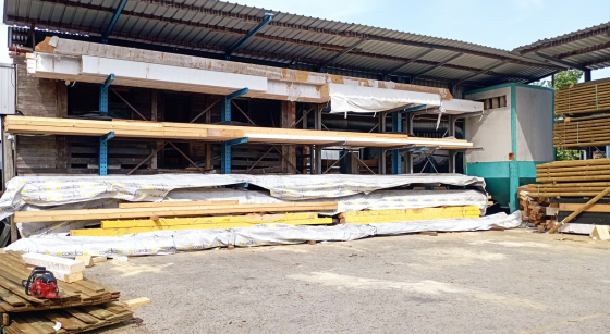 FOTO VIGAS EN EL ALMACÉN